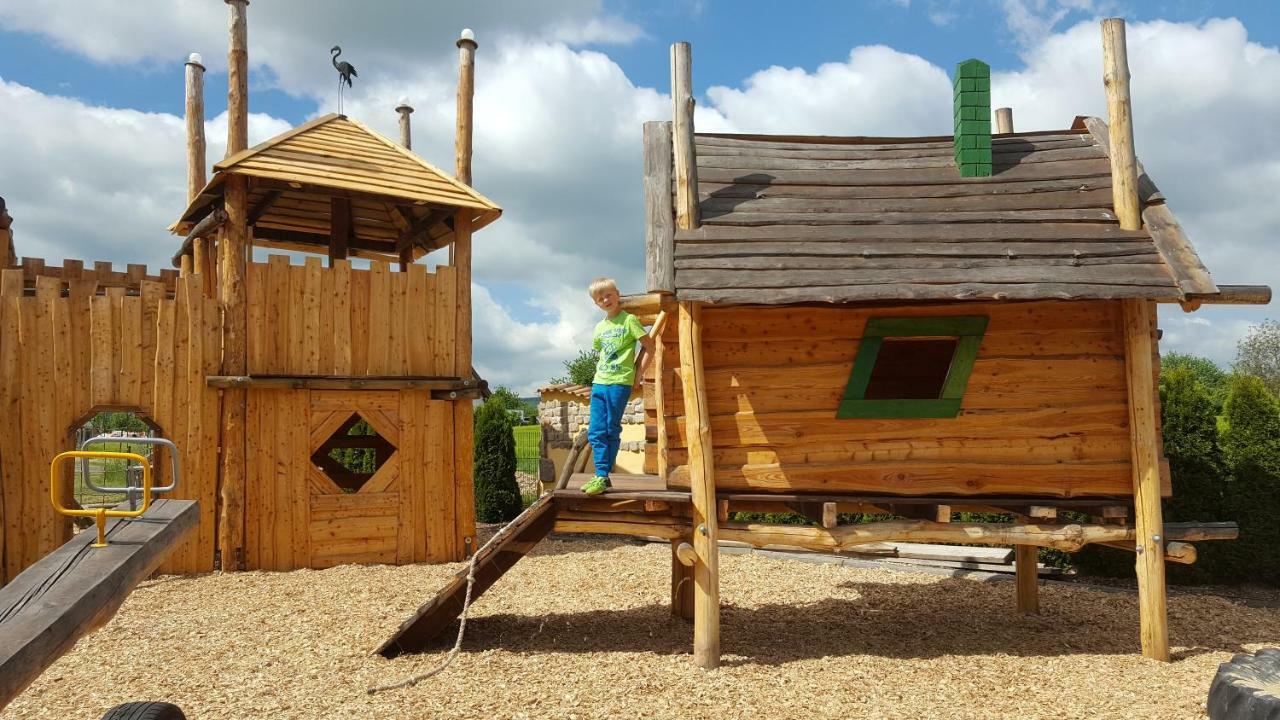 Ferienhaeuser Oberdorla Bagian luar foto
